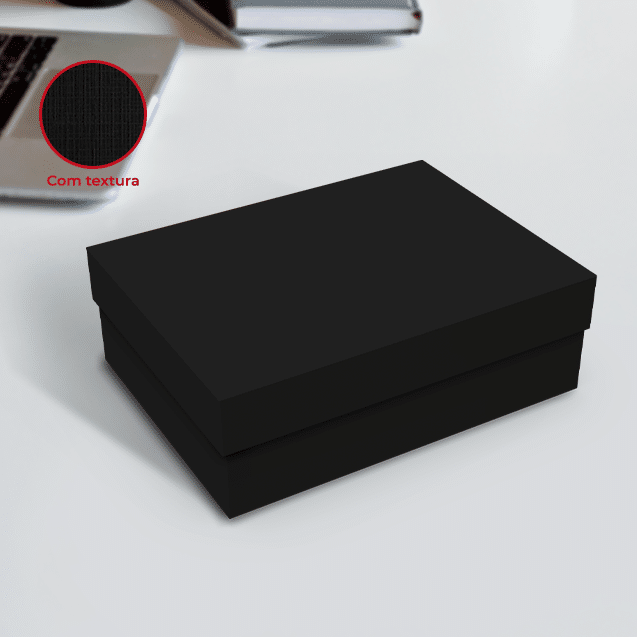 Caixa Petit Retangular M – Preto