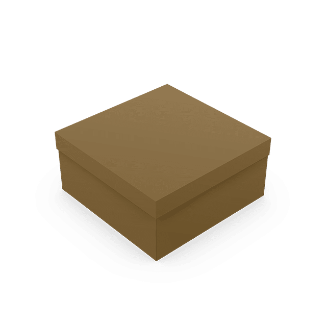 Caixa Presente Quadrada M Dourada – Dourado