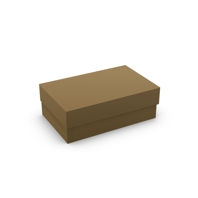 Caixa Petit Retangular P Dourada – Dourado