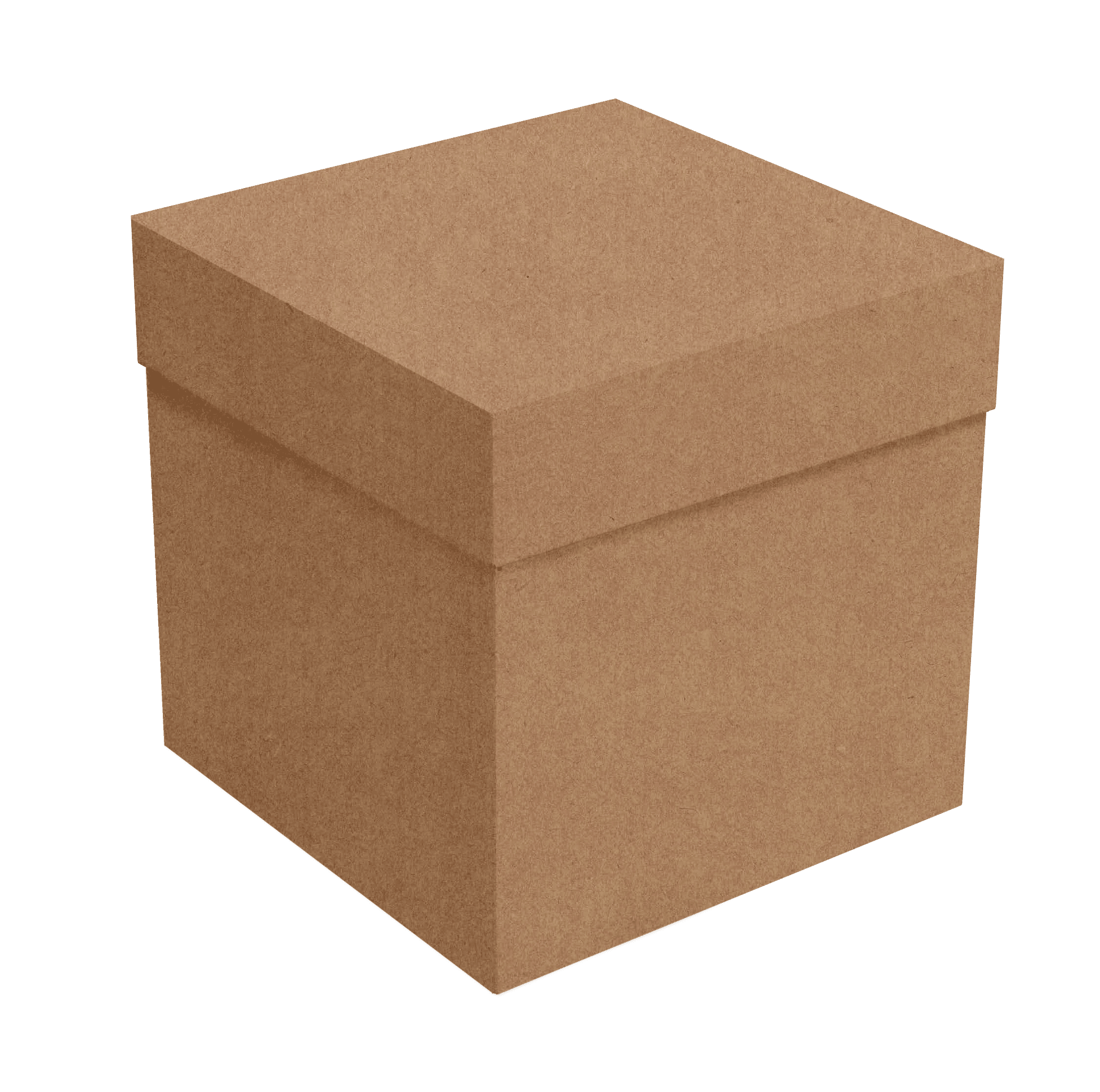 Caixa Cubo com Tampa P – Kraft
