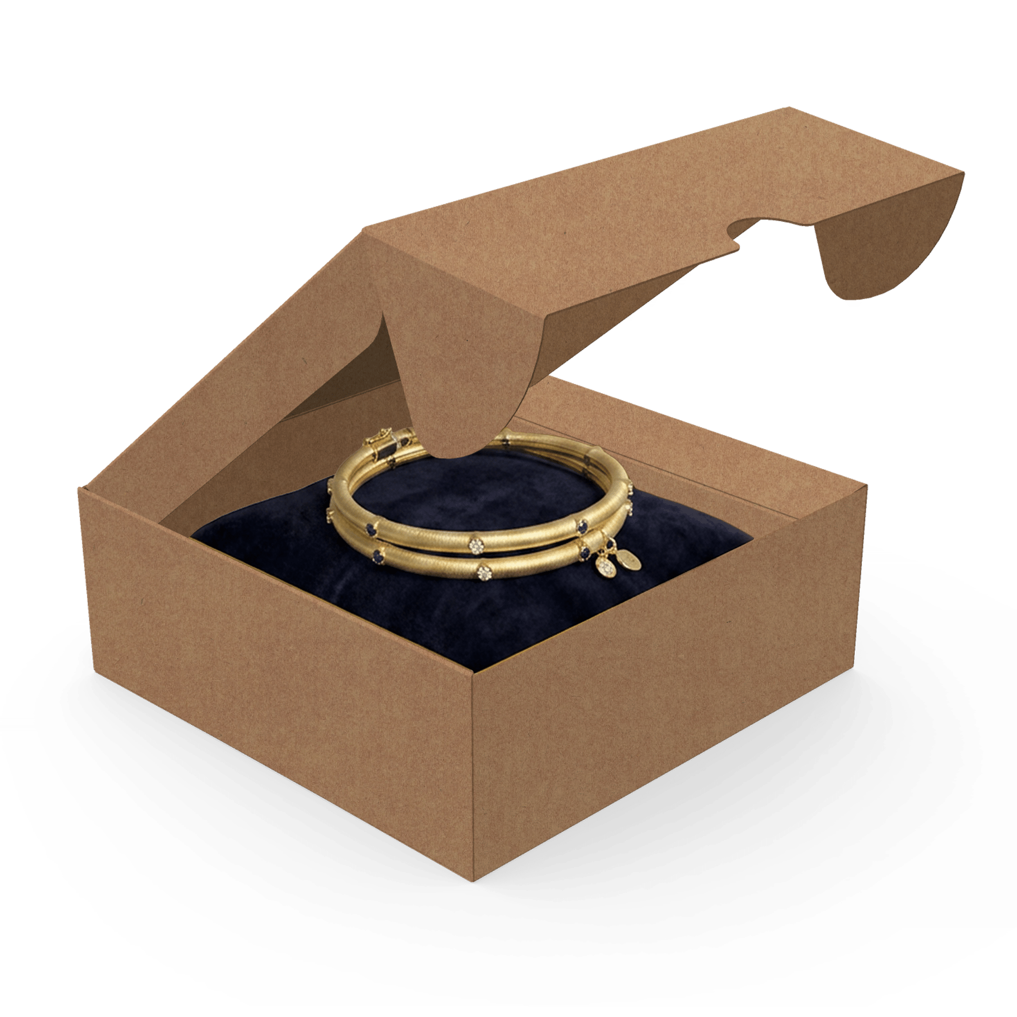 Mini Caixa Conjugada Quadrada M – Kraft