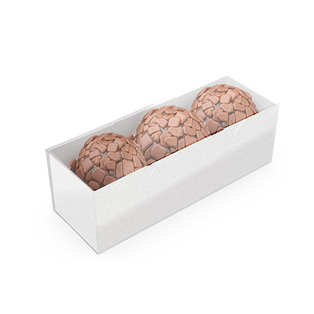Caixa Basic 3 Doces Branca – Basic