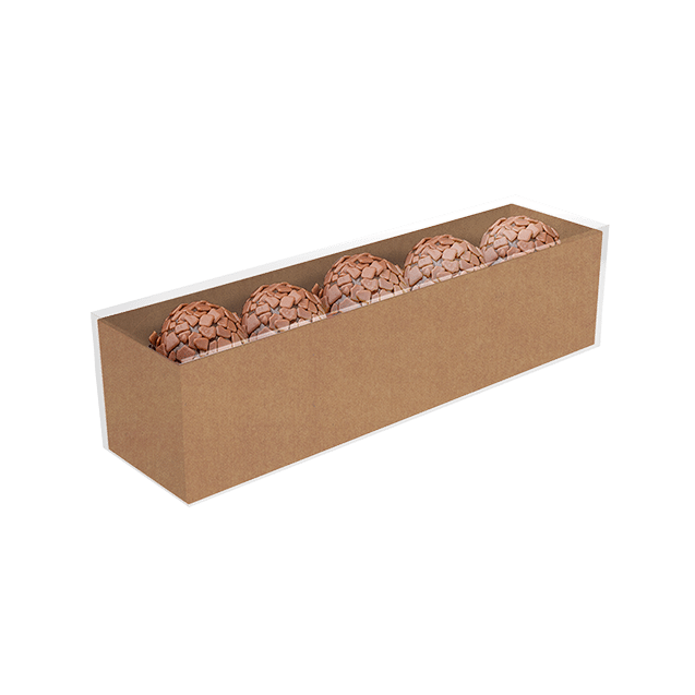 Caixa Basic Linear 5 Doces Kraft – Basic