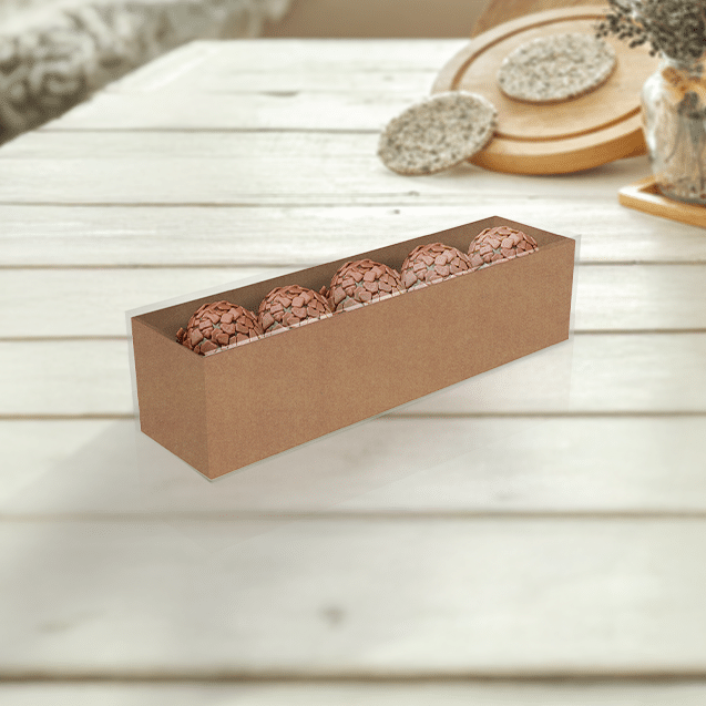 Caixa Basic Linear 5 Doces – Kraft