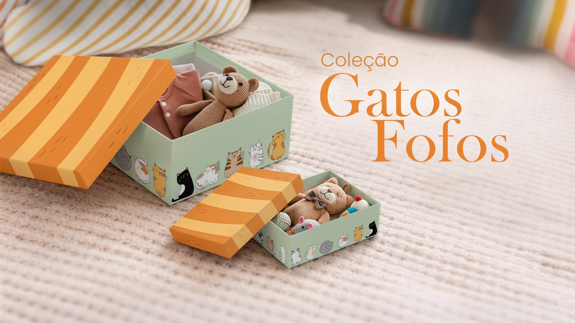 Banner Gatos Fofos