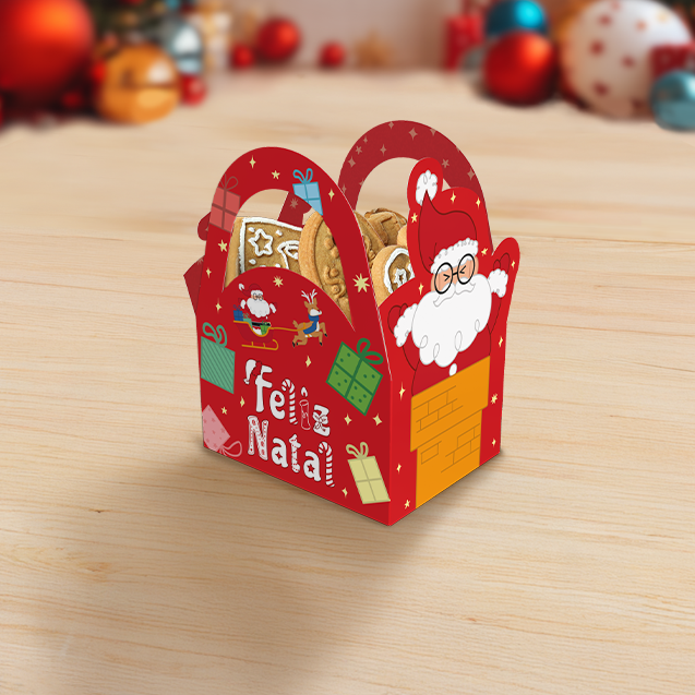 Cachepot com Alça Chaminé – Natal Divertido