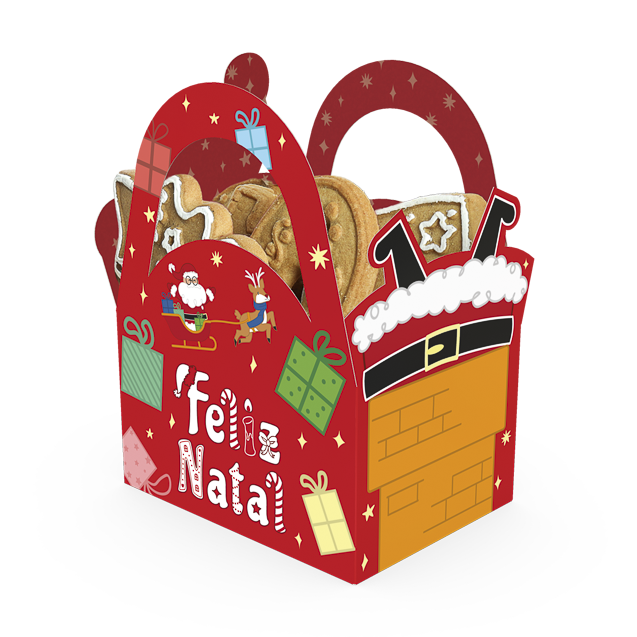 Cachepot com Alça Chaminé – Natal Divertido