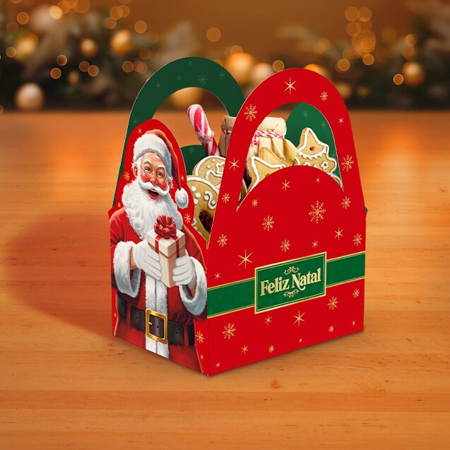 Cachepot com Alça Noel – Feliz Natal