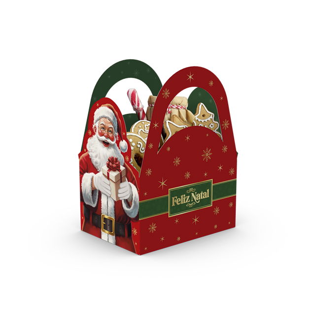 Cachepot com Alça Noel – Feliz Natal