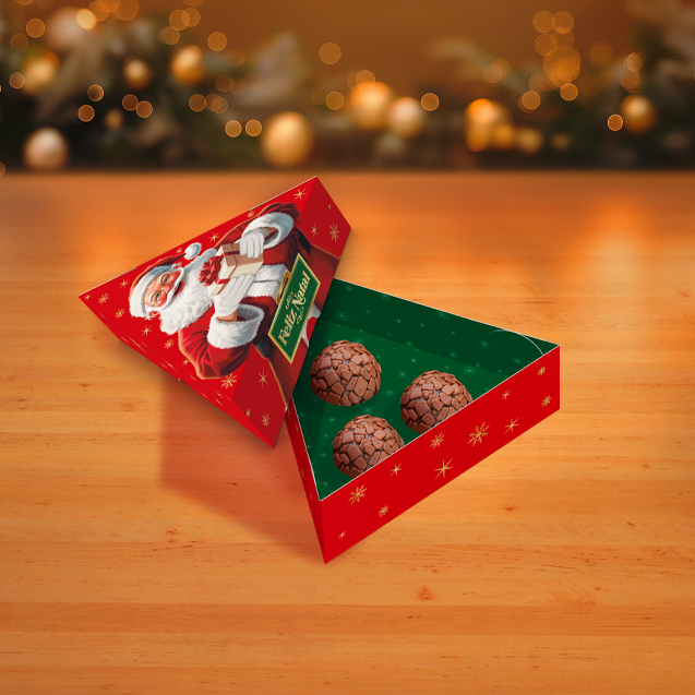 Caixa Árvore 3 Doces – Feliz Natal