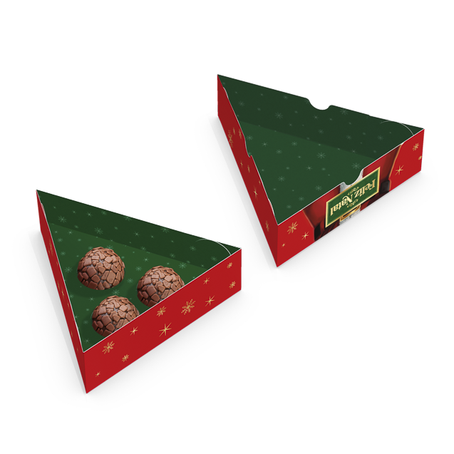 Caixa Árvore 3 Doces – Feliz Natal