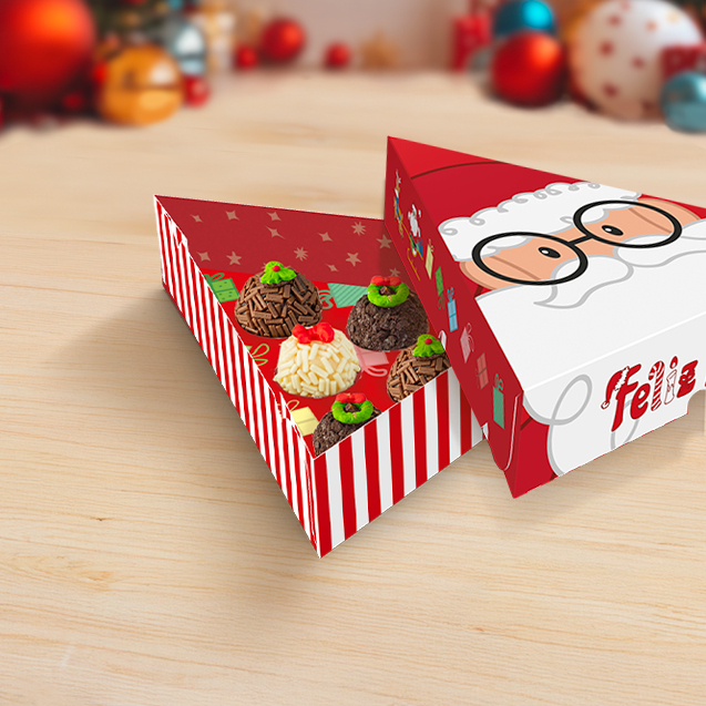 Caixa Árvore 6 Doces – Natal Divertido