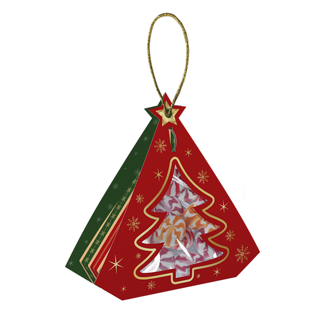Caixa Árvore com Elástico PP – Feliz Natal