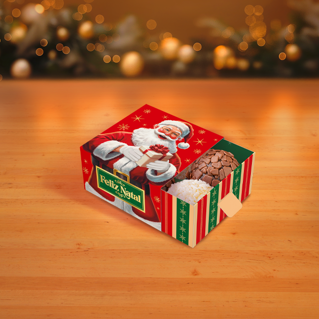 Caixa Gaveta 4 Doces – Feliz Natal