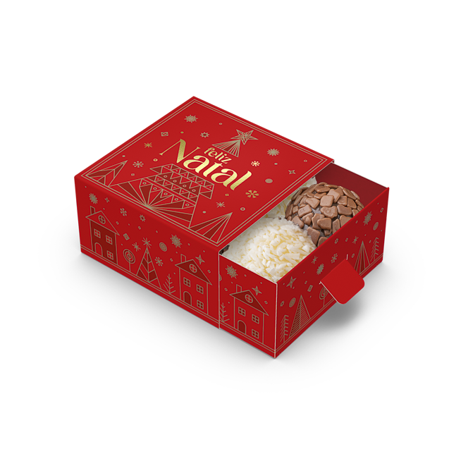 Caixa Gaveta 4 Doces – Brilhos de Natal