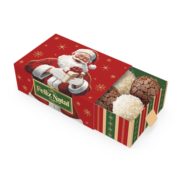 Caixa Gaveta 6 Doces – Feliz Natal