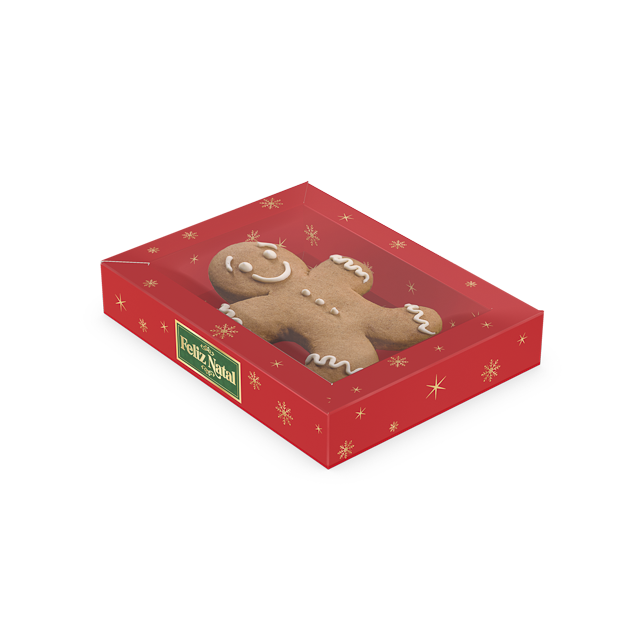 Caixa Moldura 1 Biscoito – Feliz Natal