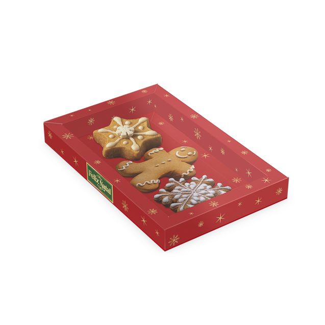 Caixa Moldura 3 Biscoitos – Feliz Natal