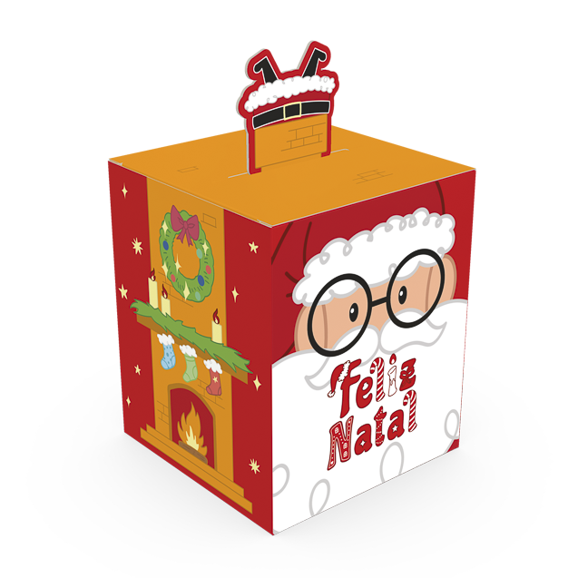 Caixa Pop Up Chaminé – Natal Divertido