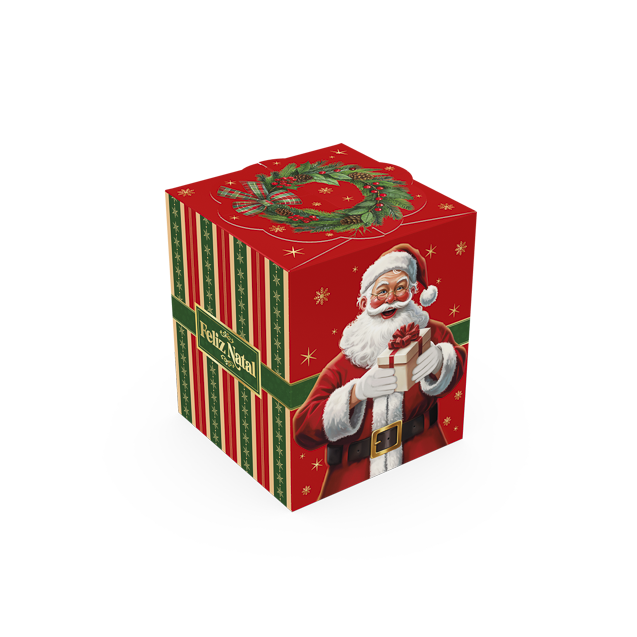 Caixa Pop Up Guirlanda com Visor – Feliz Natal