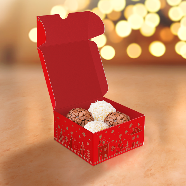 Caixa Practice 4 Doces – Brilhos de Natal