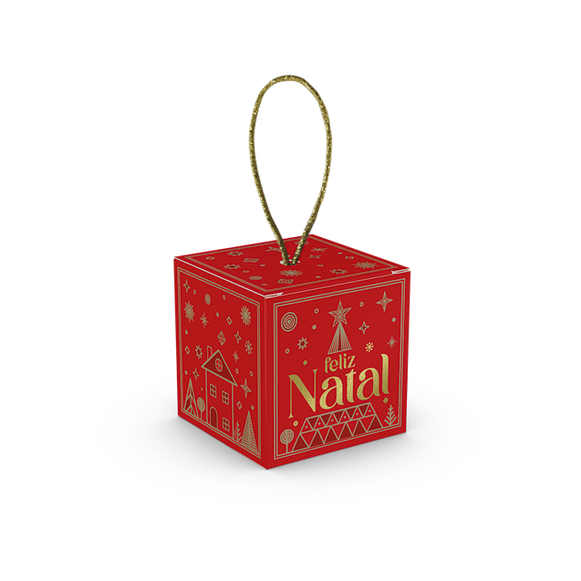 Caixa Practice com Elástico 1 Doce – Brilhos de Natal