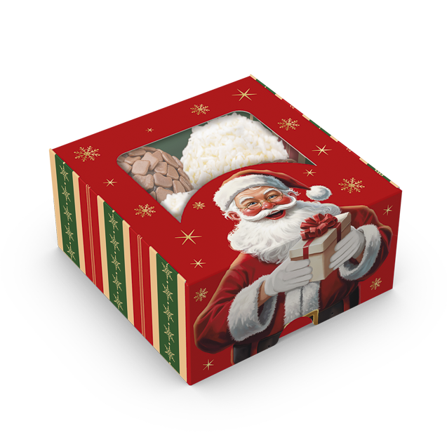 Caixa Practice com Visor 4 Doces – Feliz Natal