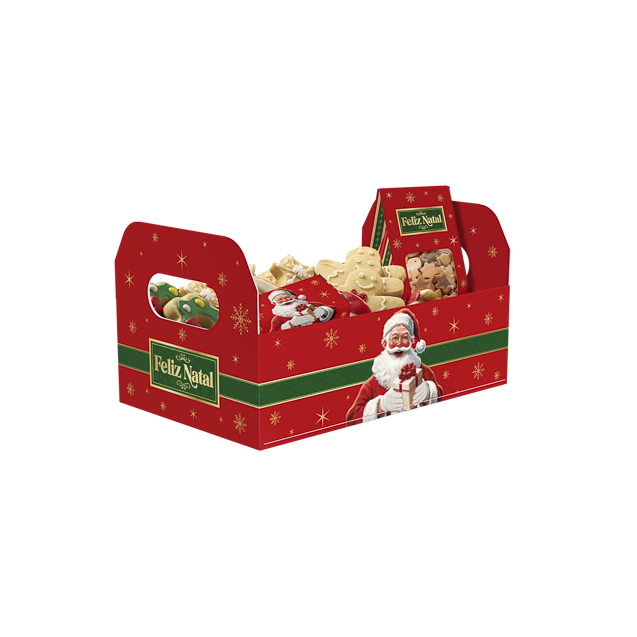Cesta Caixote M – Feliz Natal