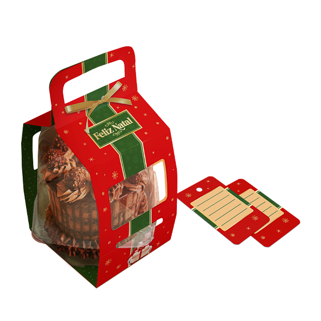 Cinta G33 com Fita e Tag – Feliz Natal