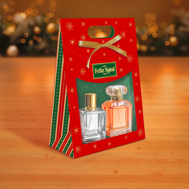Maleta com Visor e Fita – Feliz Natal