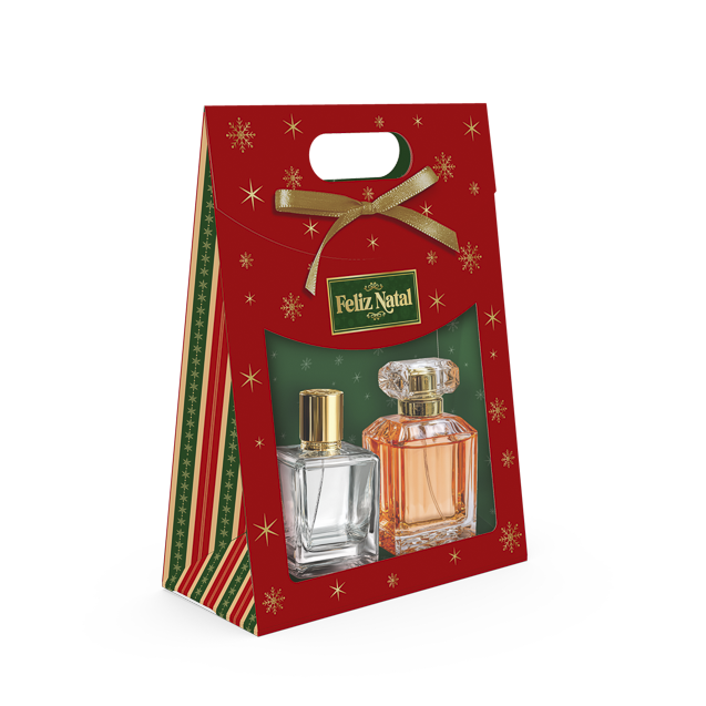 Maleta com Visor e Fita – Feliz Natal