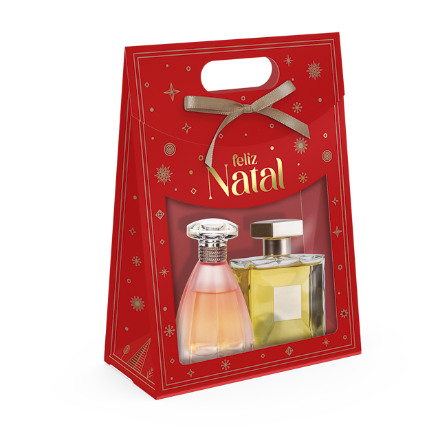 Maleta com Visor e Fita – Brilhos de Natal