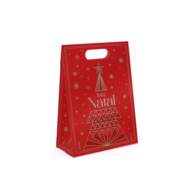 Maleta com Visor e Fita – Brilhos de Natal
