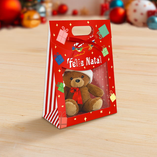 Maleta com Visor e Fita – Natal Divertido
