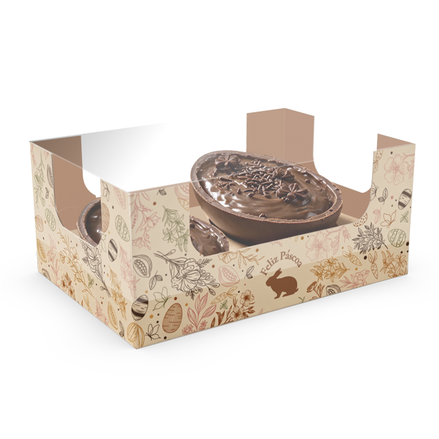 Caixa Encanto 2 Mini Ovos 50G – Páscoa Chocolate