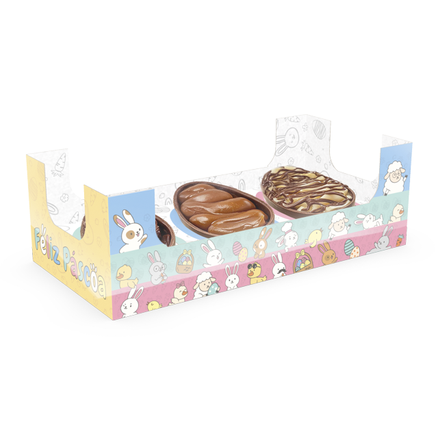 Caixa Encanto 3 Mini Ovos 50G – Páscoa Diversão