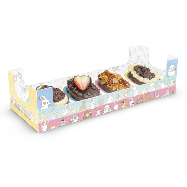 Caixa Encanto 4 Mini Ovos 50G – Páscoa Diversão