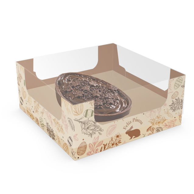 Caixa Encanto Ovo de Colher 100/150G – Páscoa Chocolate