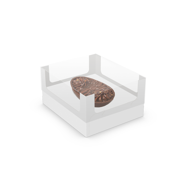 Caixa Encanto Ovo de Colher 250/350G Branca – Páscoa Essencial