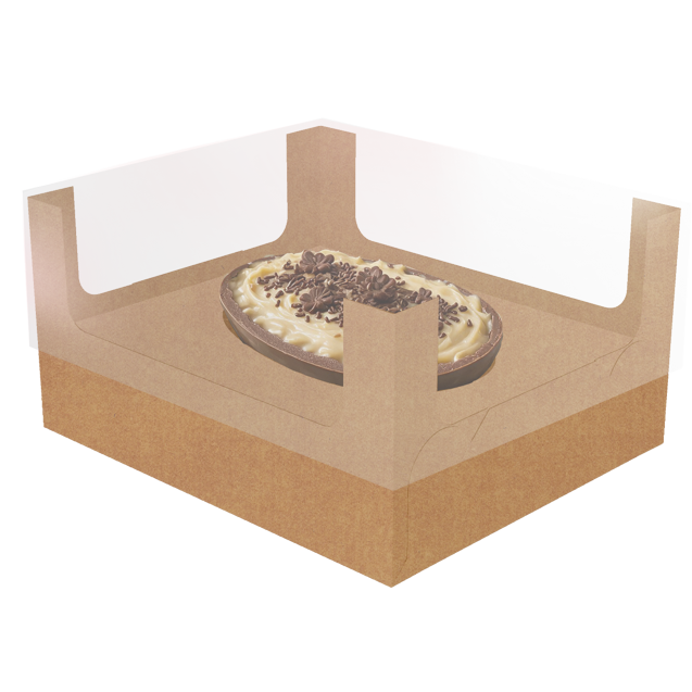 Caixa Encanto Ovo de Colher 250/350G Kraft – Páscoa Essencial