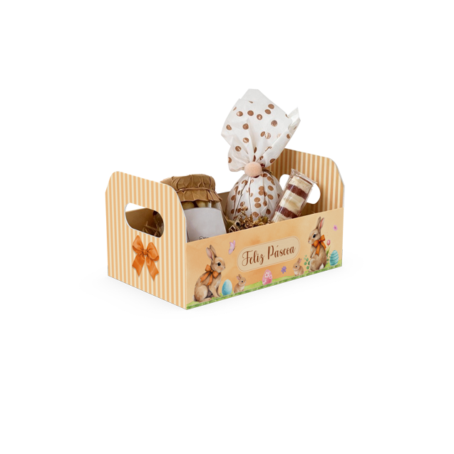Cesta Caixote M – Páscoa Encantada
